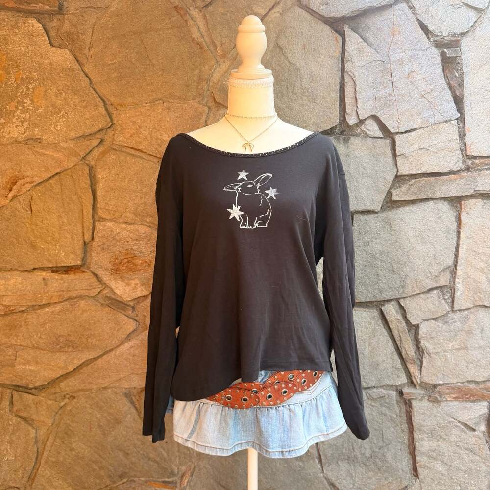 Handmade Long Sleeve Top XL